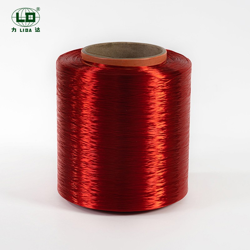 Tenacîtîya Bilind Kêm Biçûkbûna Nîv Dull Polyester Yarn Filament